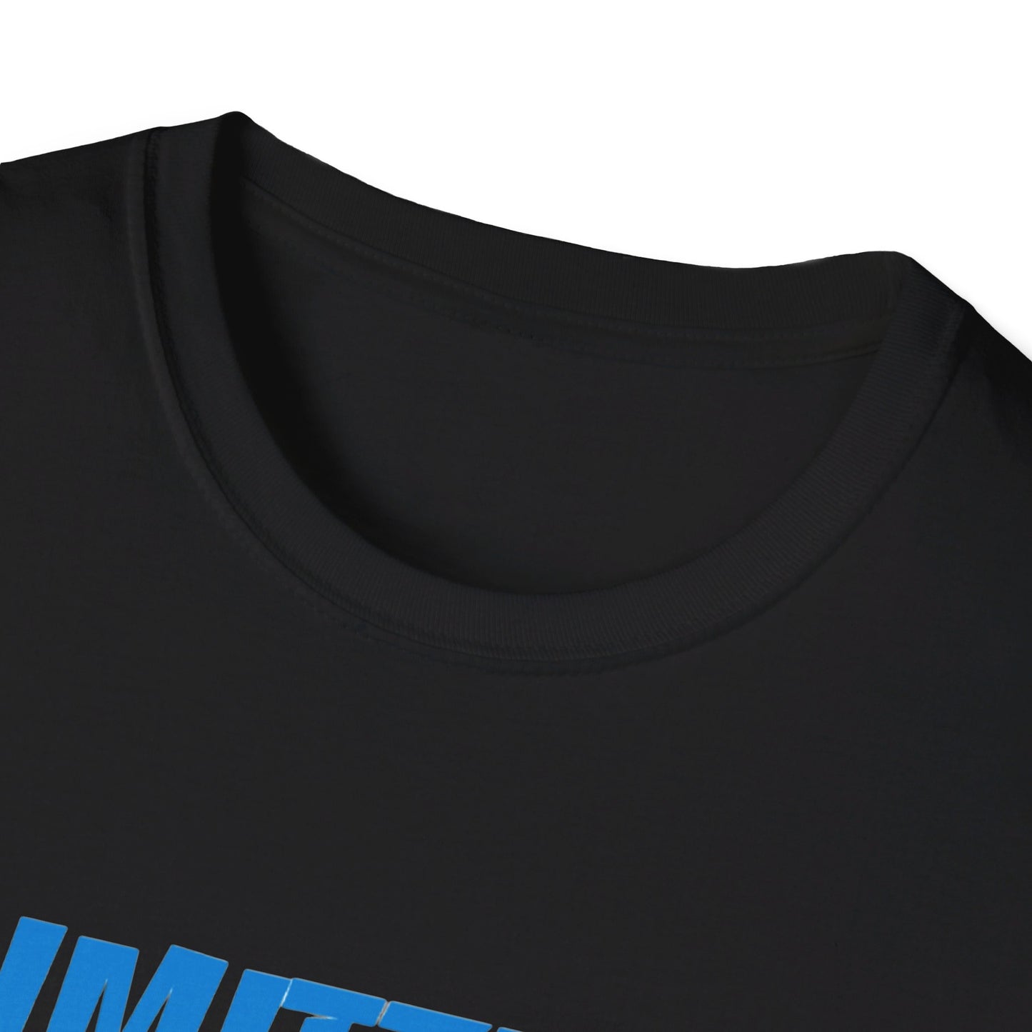 LimitZero Front Blue Curved Drip Logo Tee