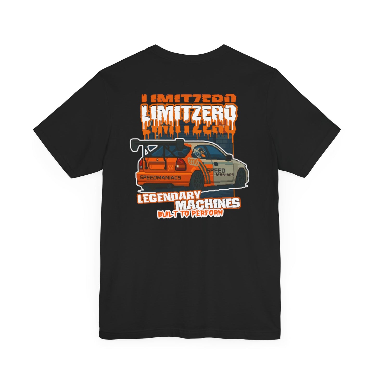 LimitZero Speed-Maniacs Pixel Unisex T