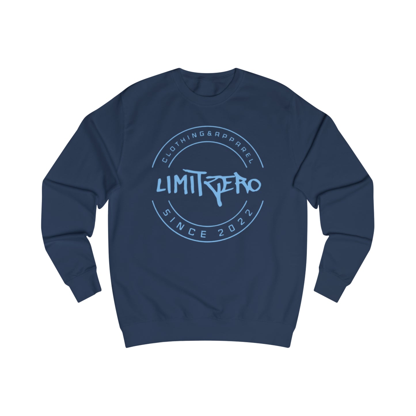 LimitZero Double Blue Unisex Sweatshirt