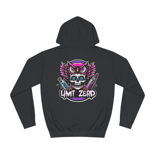 LimitZero Pink Owl Hoodie