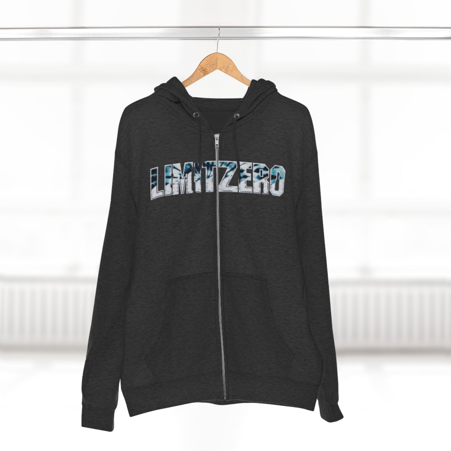 LimitZero TieDye Logo Unisex Zip Hoodie (DTG)