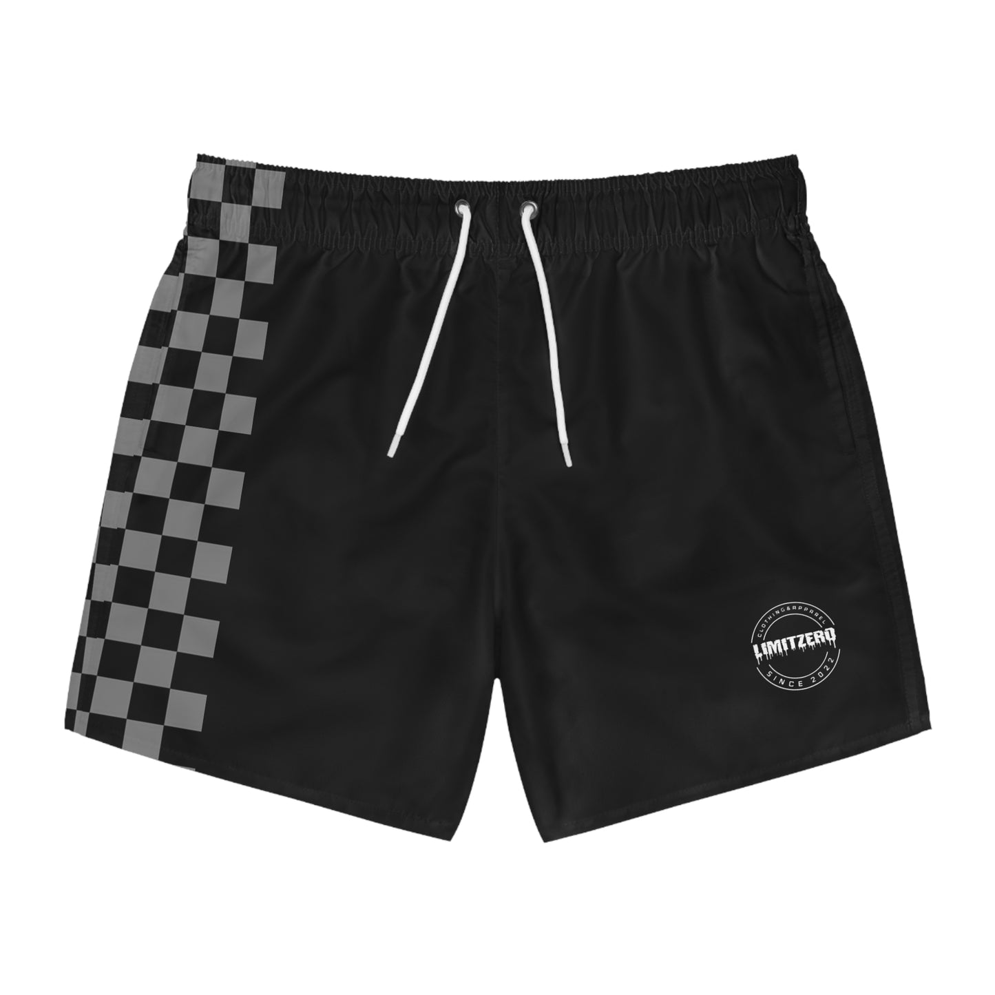 LimitZero Grey checkered Surf Shorts V3