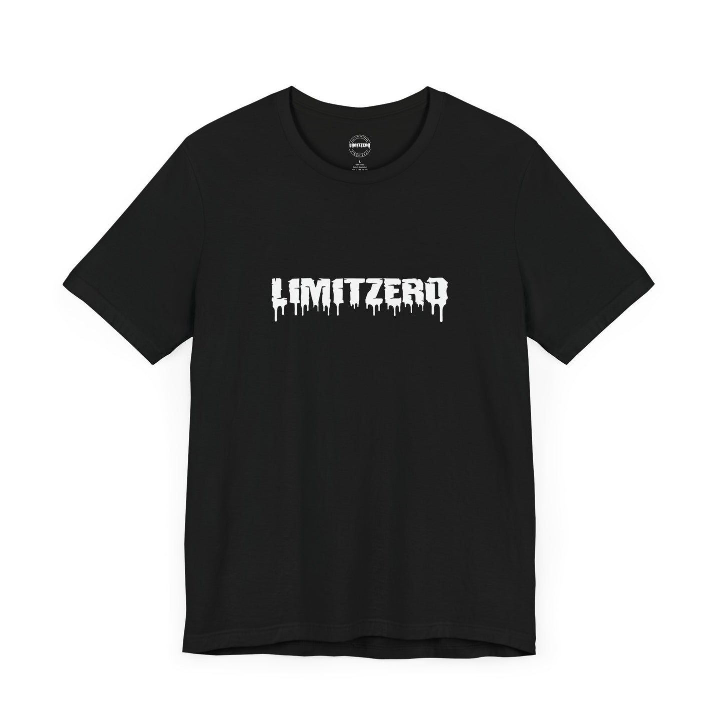LimitZero Front New Era Drip White Logo Tee
