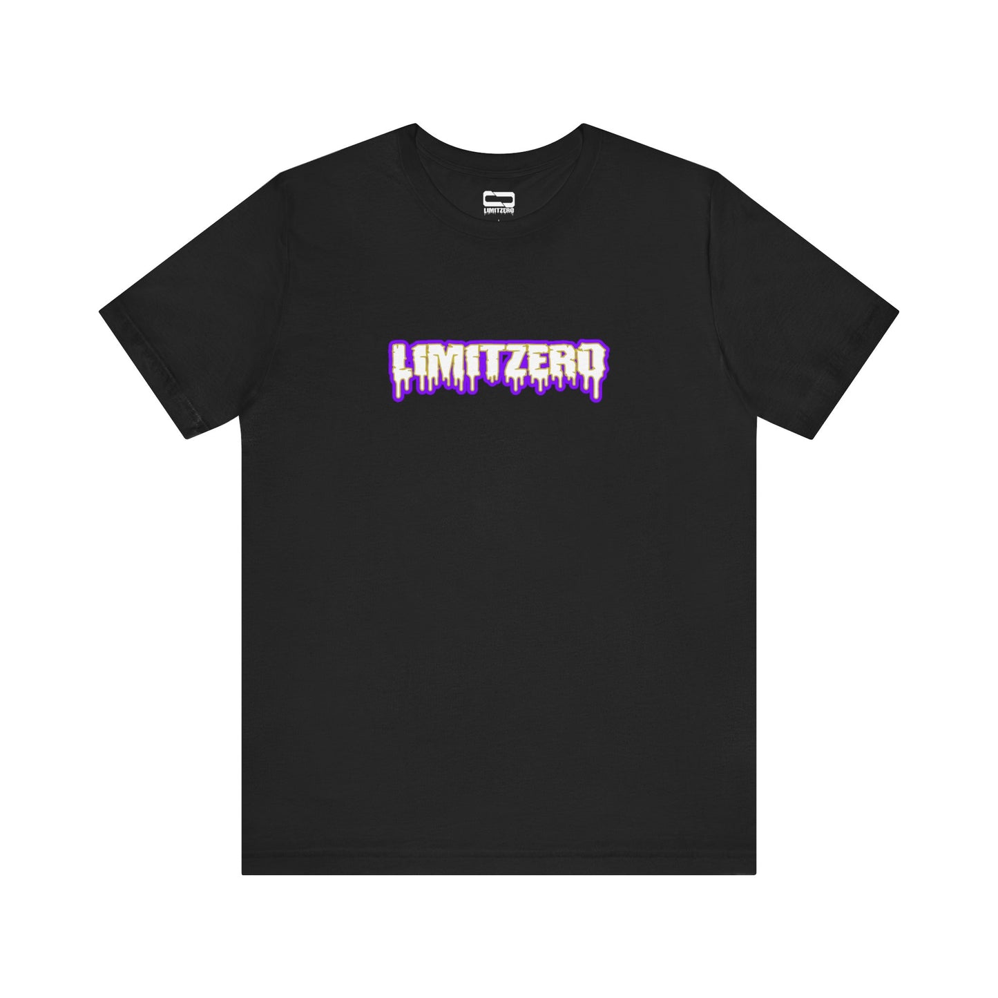 LimitZero Front New Era Purple&Gold Drip Logo Tee