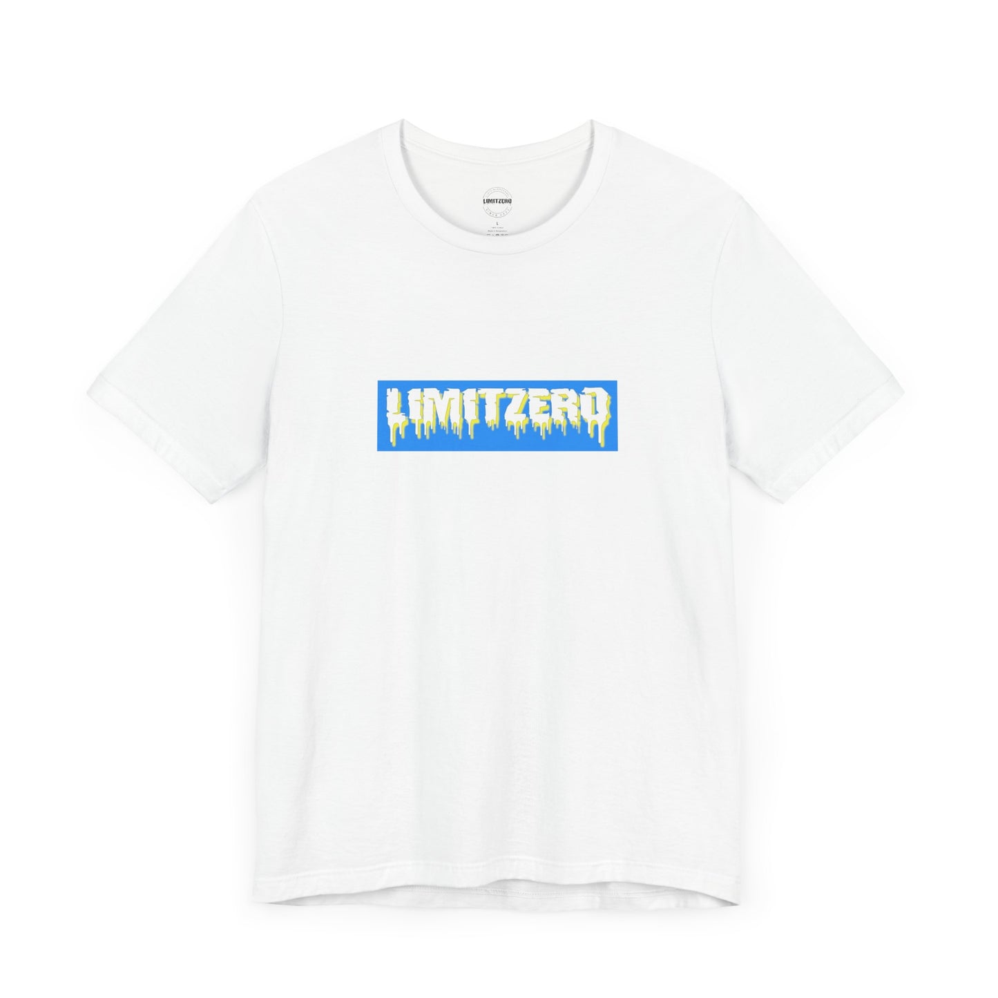LimitZero Front Golden-Inverted New Era Drip Logo Tee