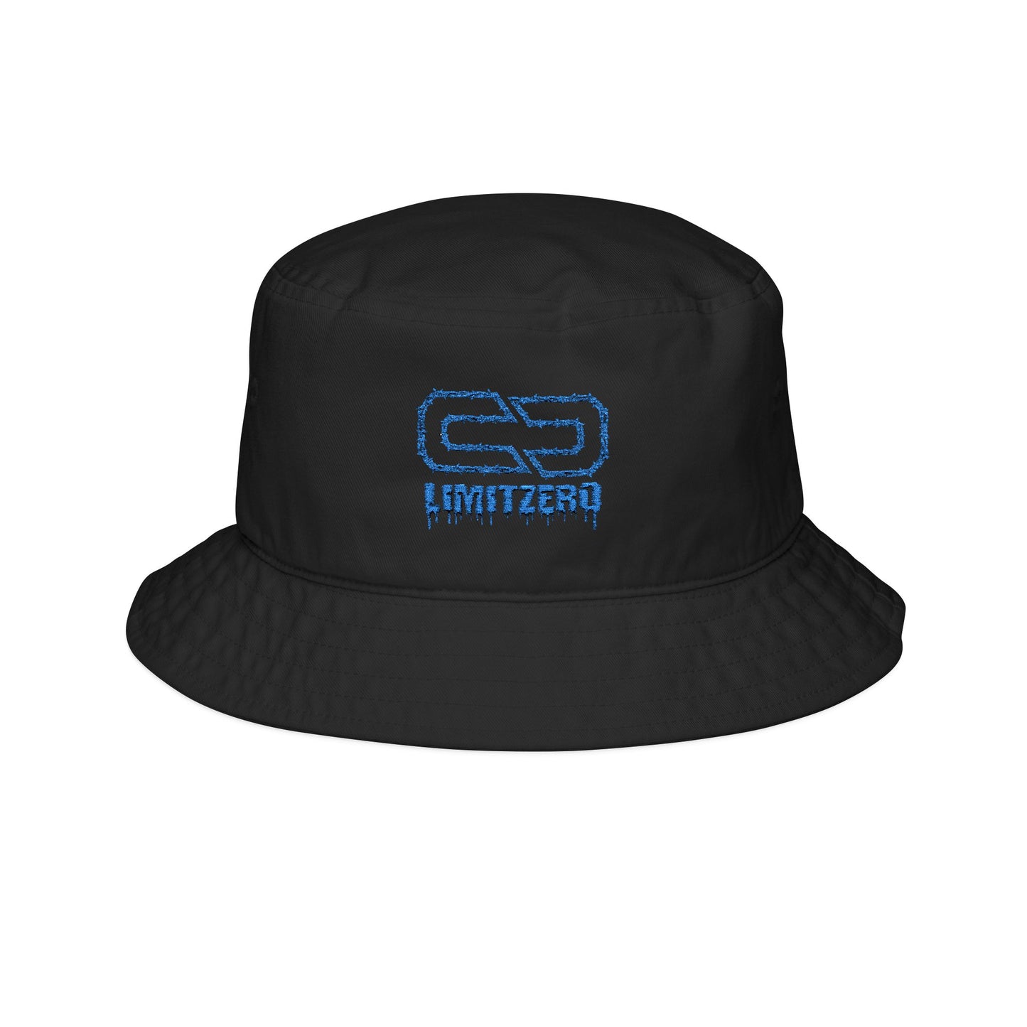 LimitZero Embroidered Blue Barbed Logo Summer Bucket Hat (SHIPPED FROM US)