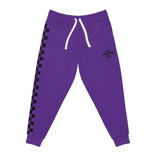 LimitZero Ultra Violet Unisex Checkered Sweatpants