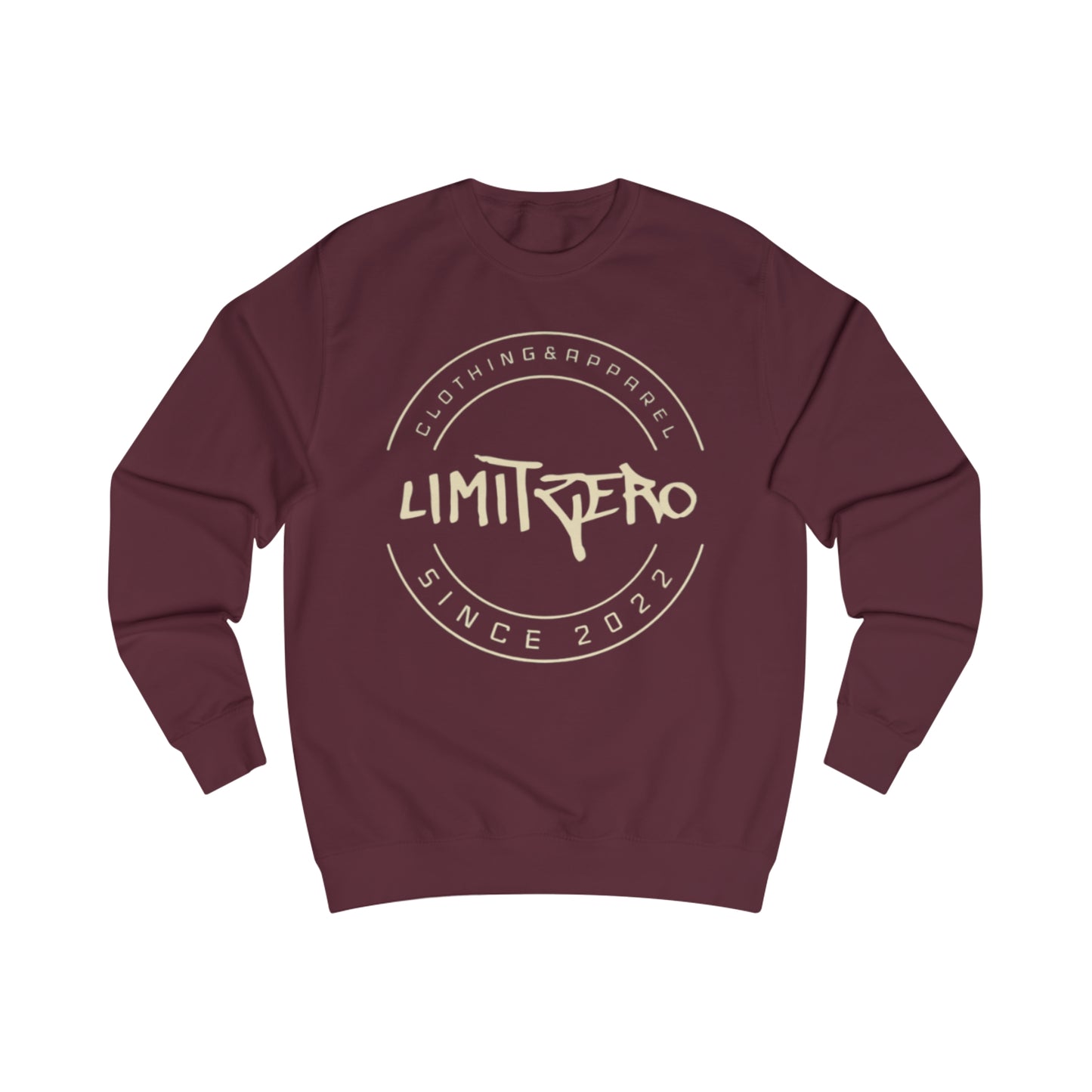 LimitZero Burgundy Unisex Sweatshirt