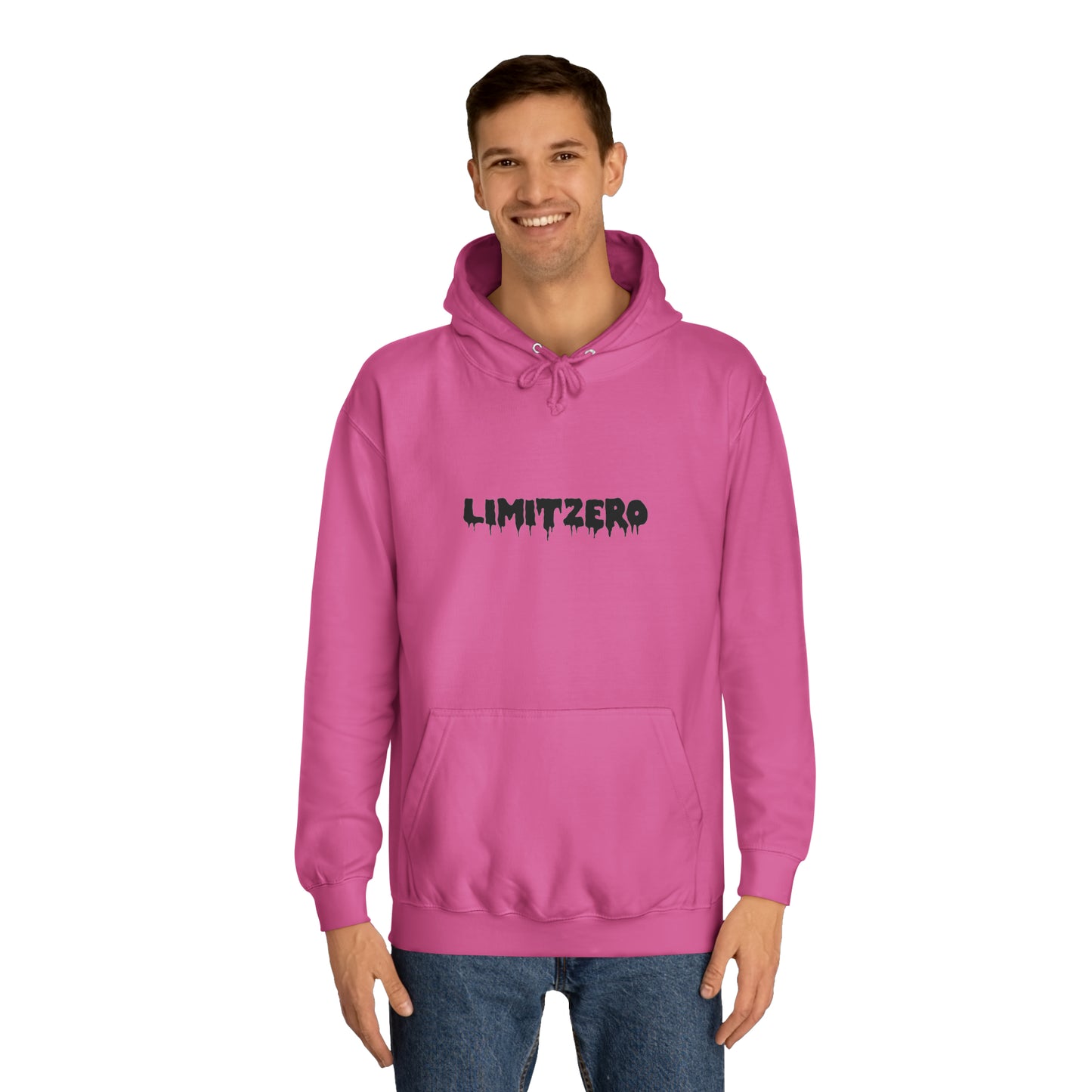 LimitZero Black Drip Logo Hoodie