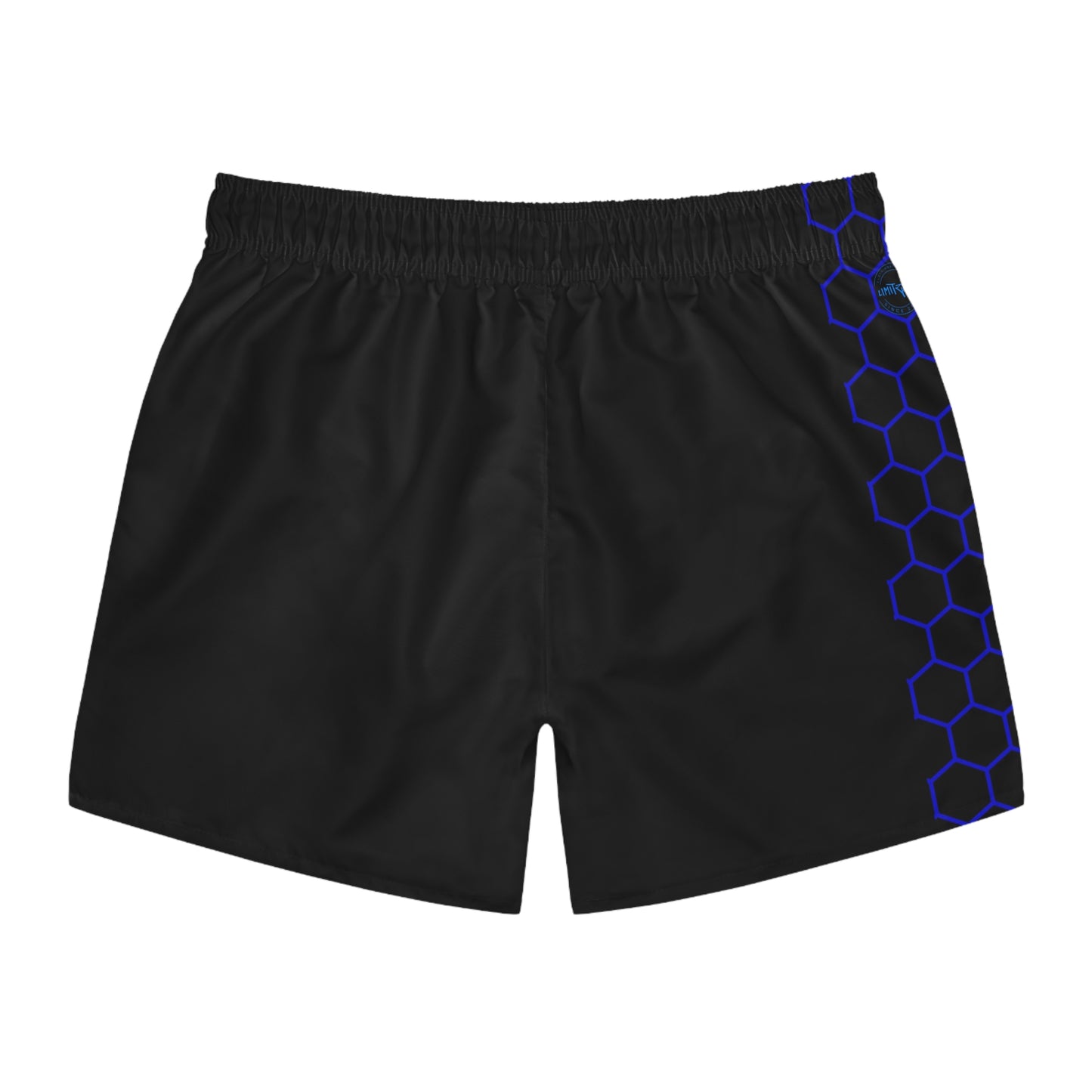 LimitZero Blue Honeycomb Surf Shorts