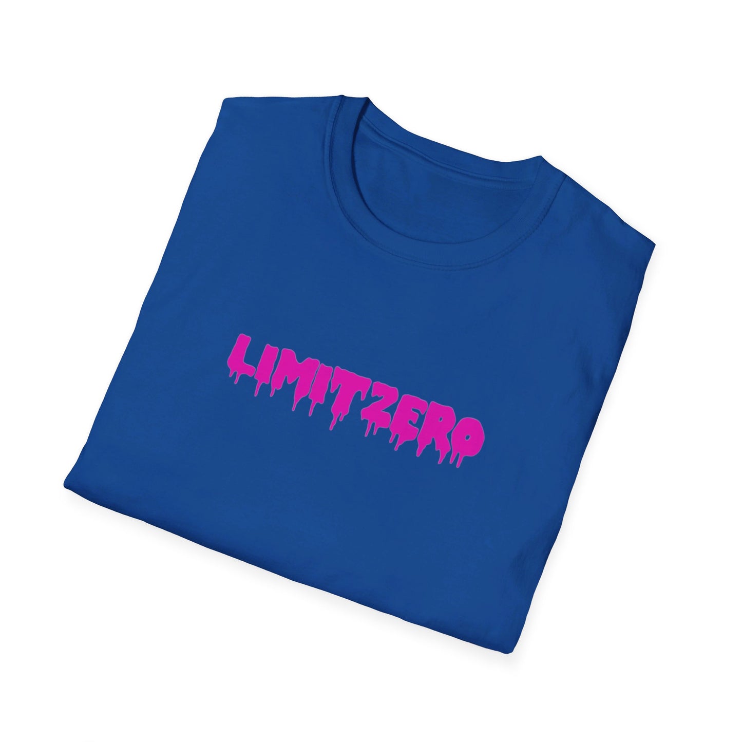 LimitZero Front Pink Drip Logo Tee