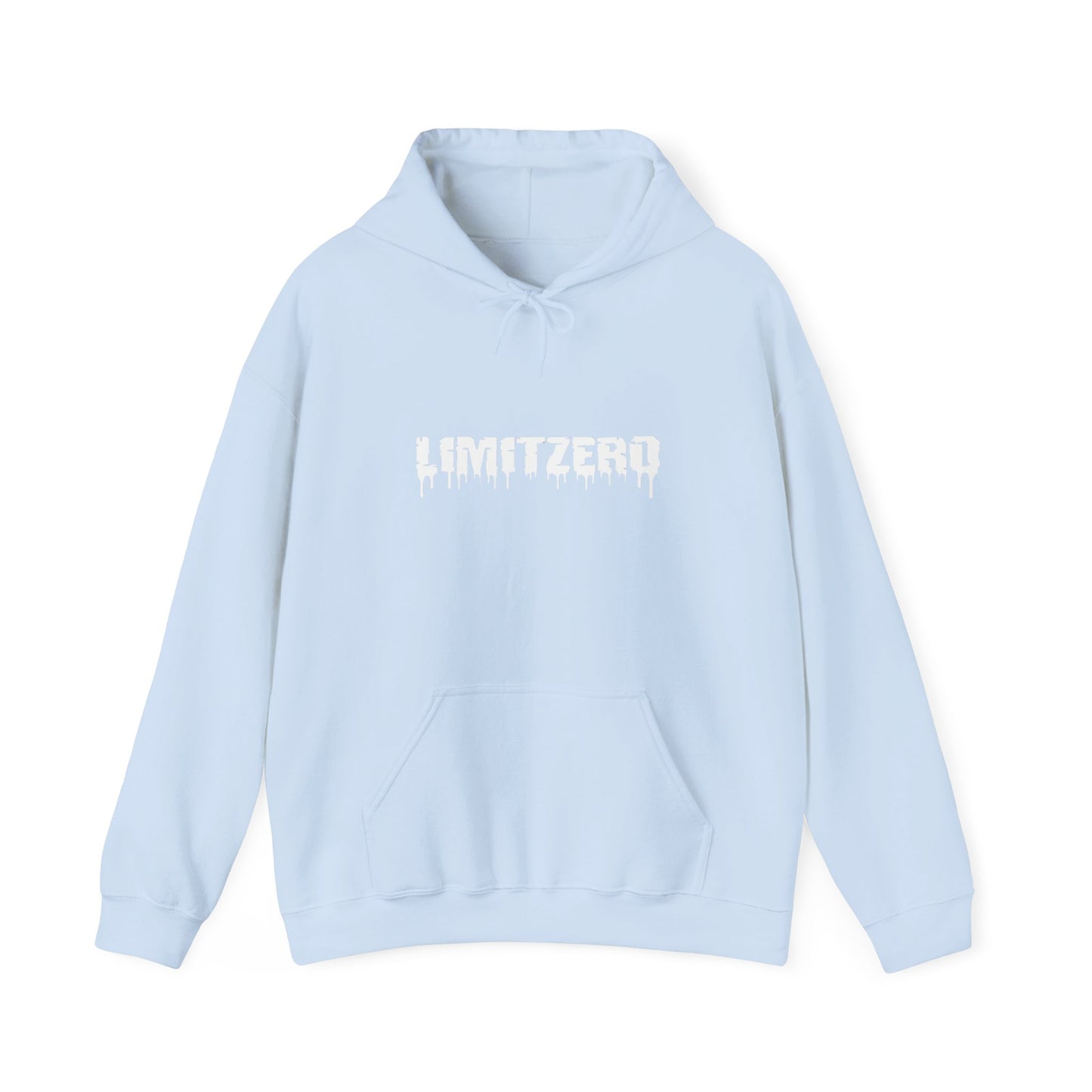 LimitZero Front Curved Drip Logo V2 Unisex Heavy Blend™ Hoodie