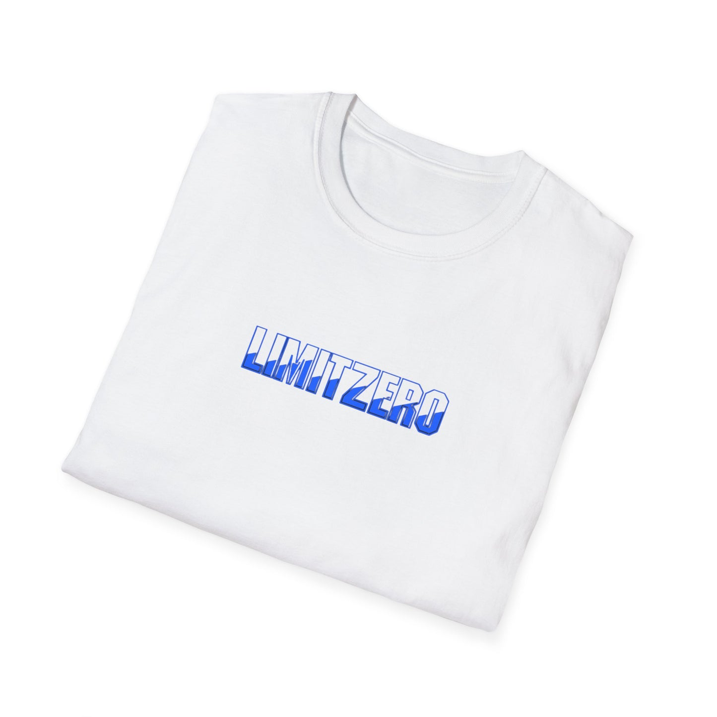 LimitZero Front Half Blue Logo Tee