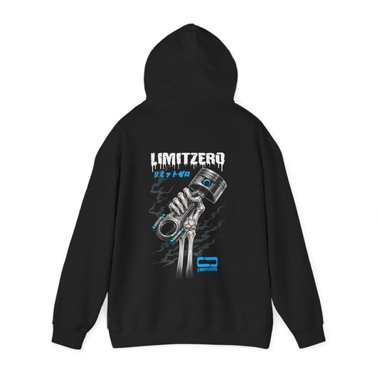 LimitZero Piston-Skull Unisex Hoodie (US Market)