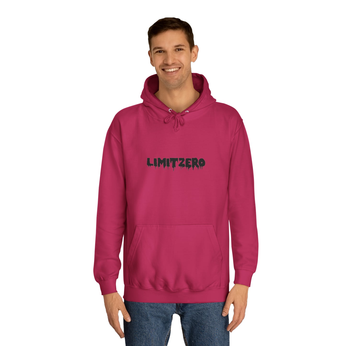 LimitZero Black Drip Logo Hoodie