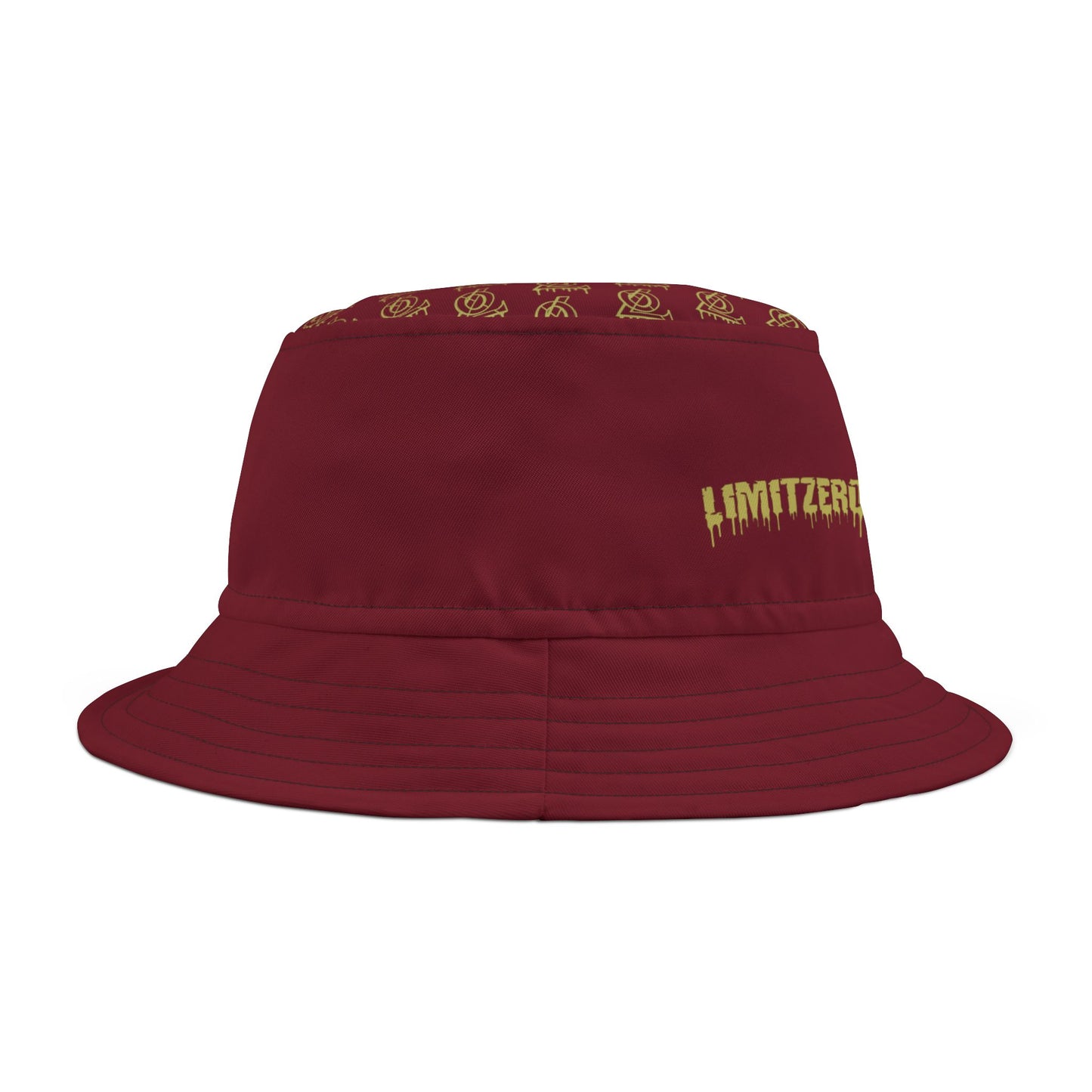 LimitZero Maroon L0 Bucket Hat
