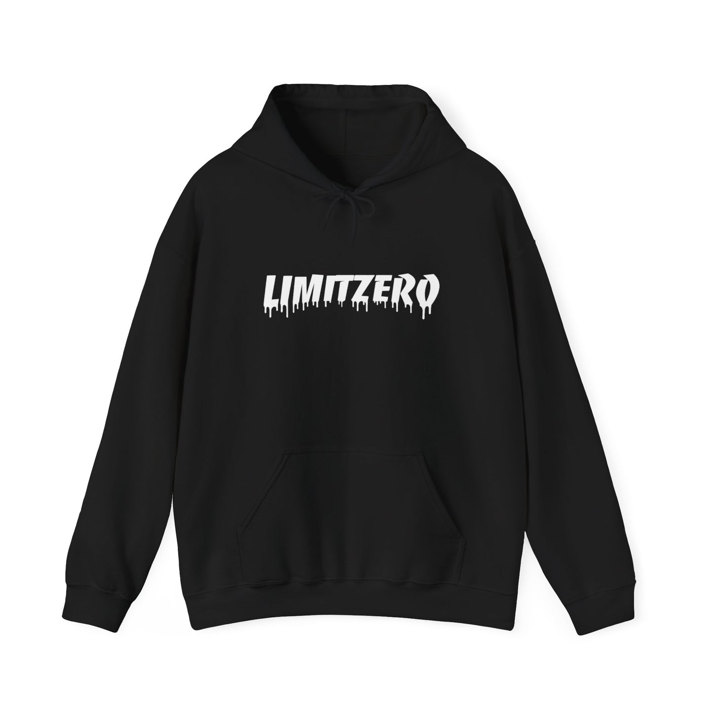 LimitZero Front Curved Drip Logo Unisex Heavy Blend™ Hoodie