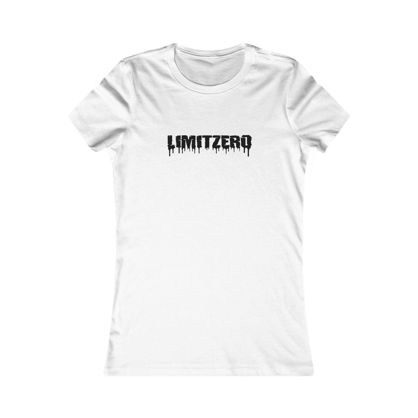 LimitZero New Era Black Drip Logo Women Tee