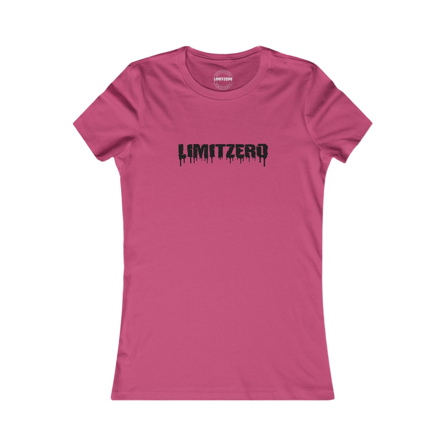 LimitZero New Era Black Drip Logo Women Tee