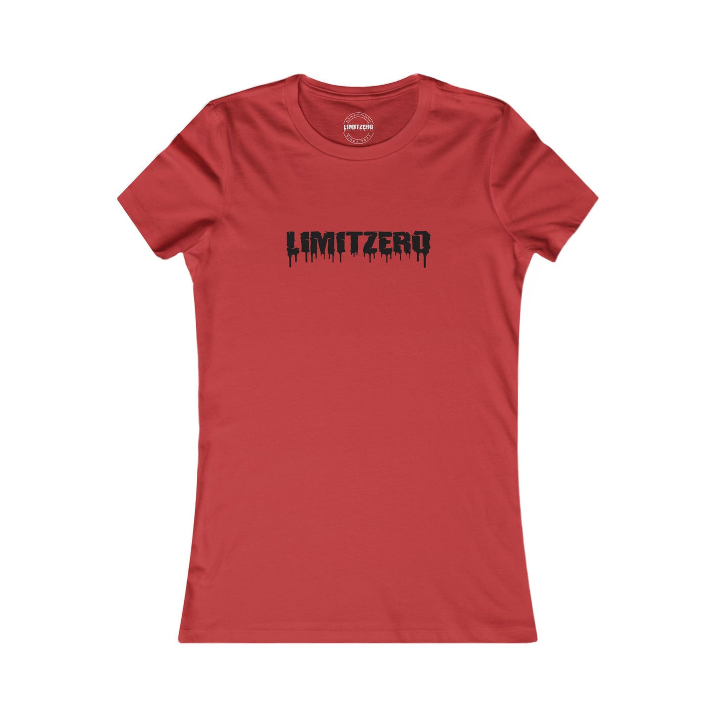 LimitZero New Era Black Drip Logo Women Tee