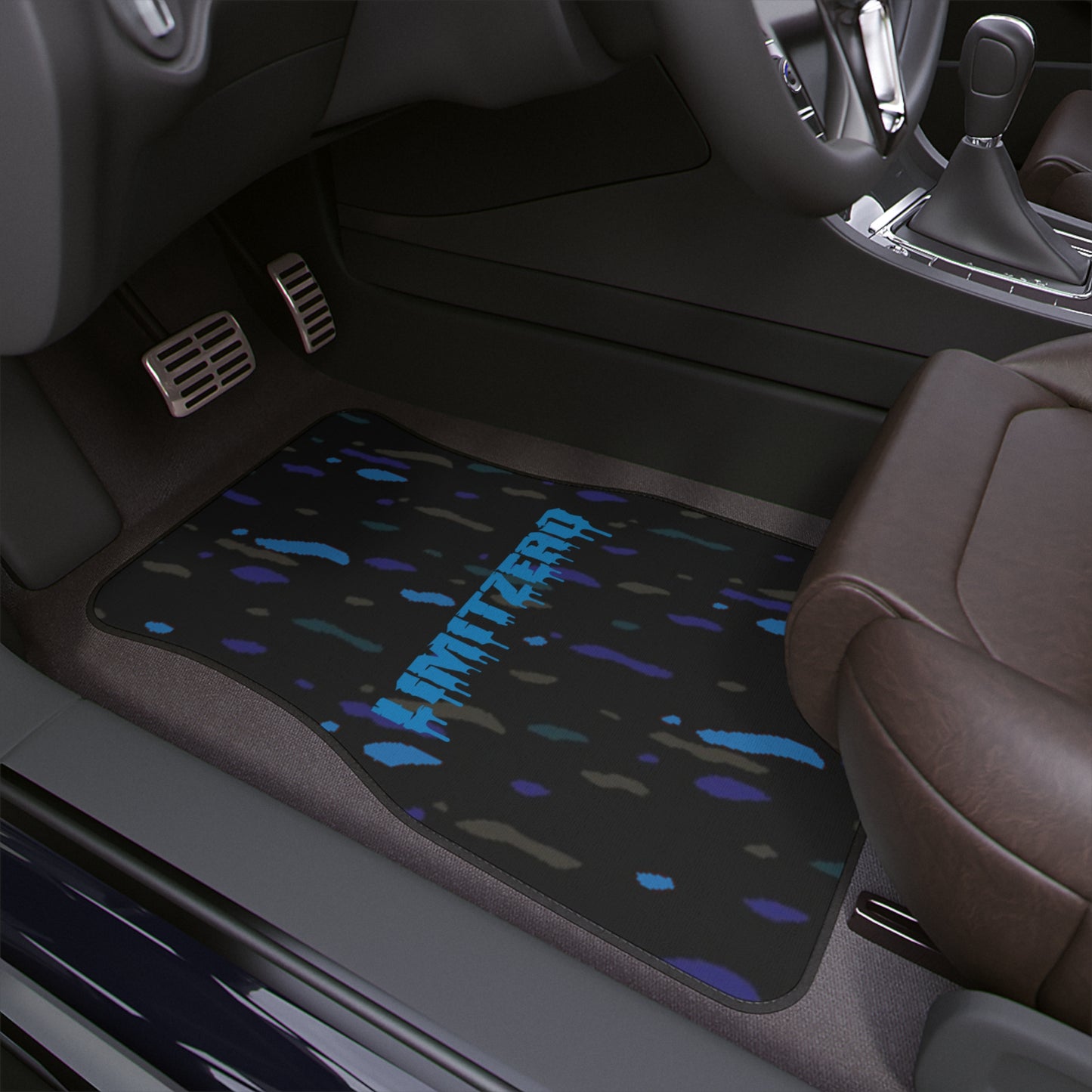 LimitZero Confetti V2 Car Floor Mat, 1pc