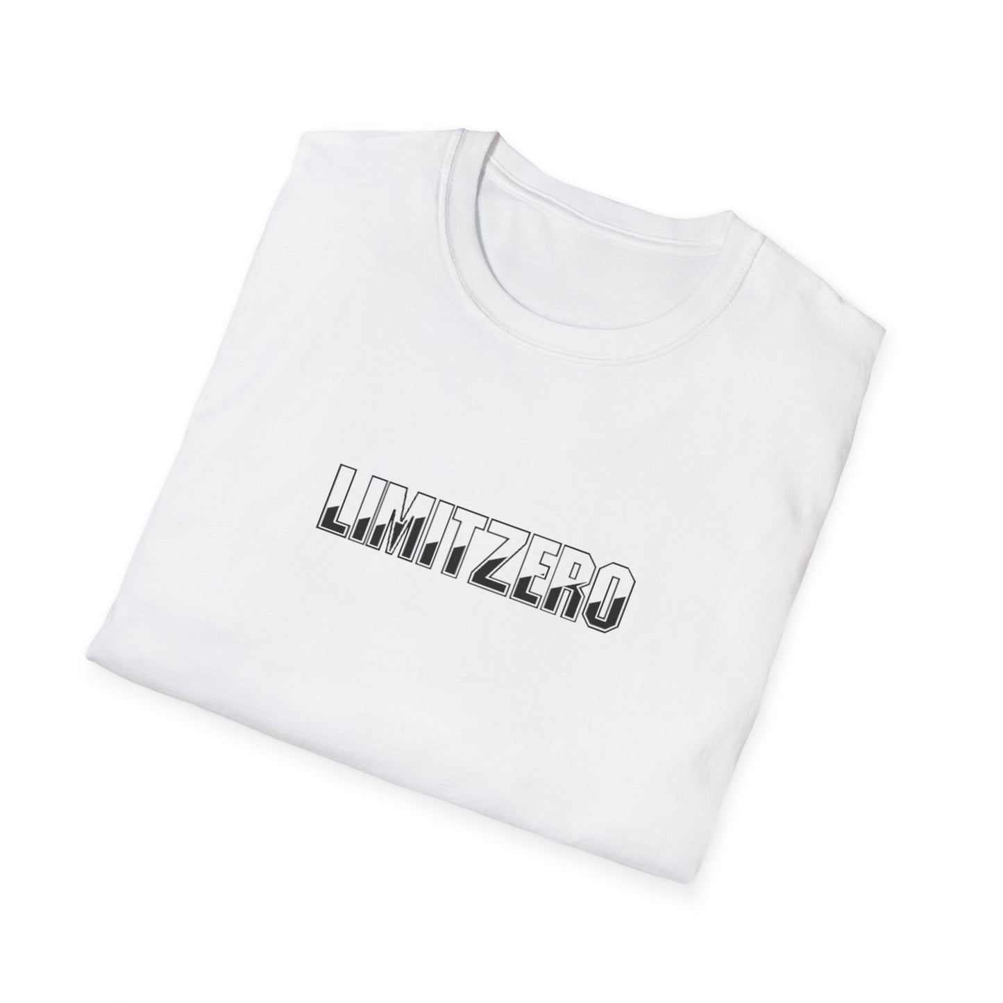 LimitZero Front Black Half Logo Tee