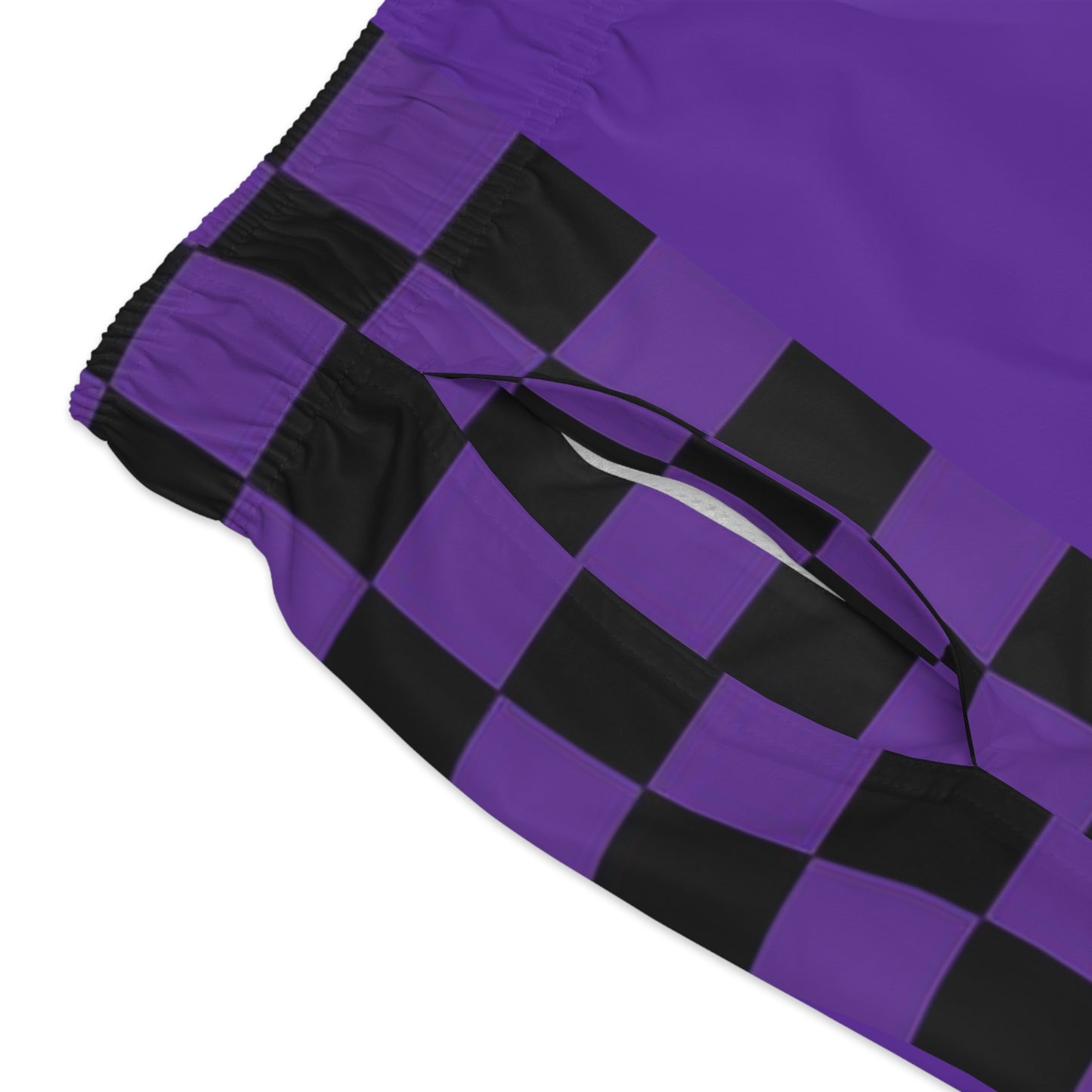 LimitZero checkered Purple Surf Shorts V3