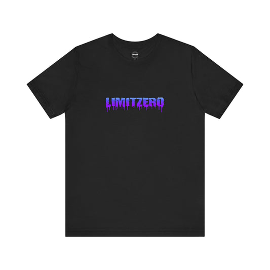 LimitZero Front New Era Gradient V2 Curved Drip Logo Tee