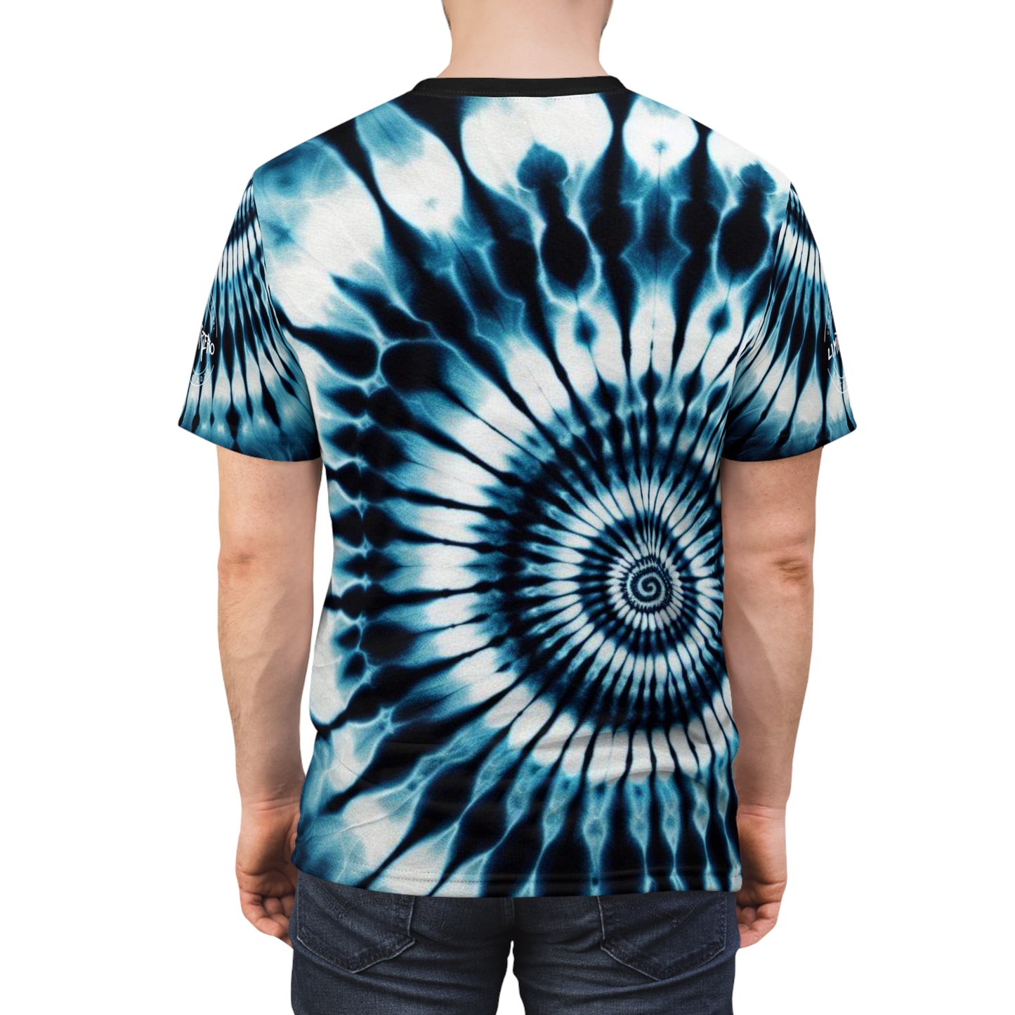 LimitZero LimitedEdition Unisex X-Ray Tie Dye Cut & Sew Tee