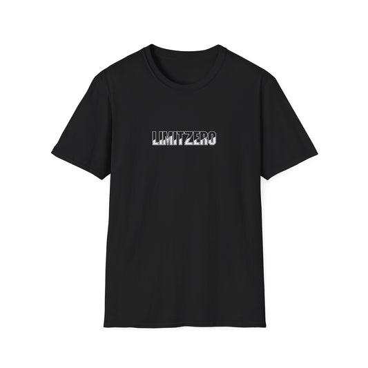 LimitZero Front Half White Logo Tee