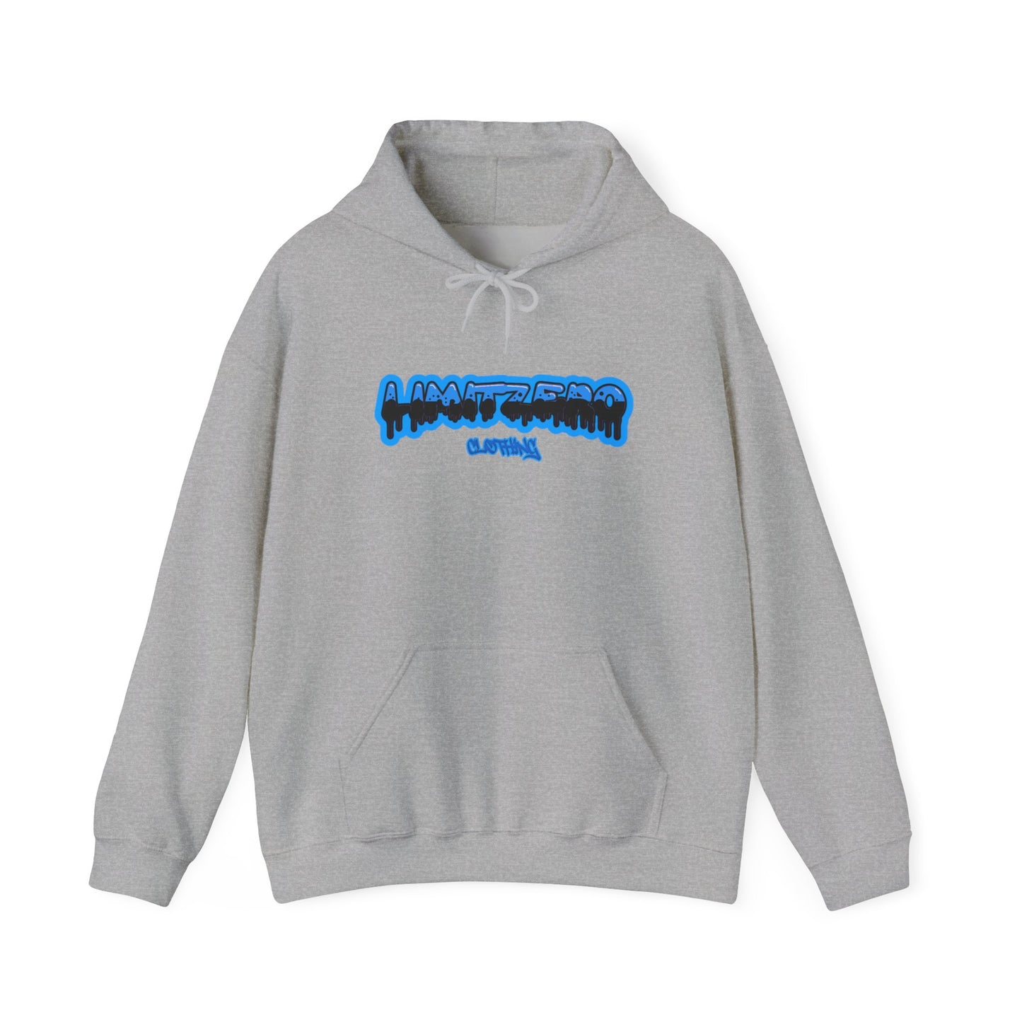 LimitZero Unisex Blue Lab-Drip Heavy Blend™ Hoodie