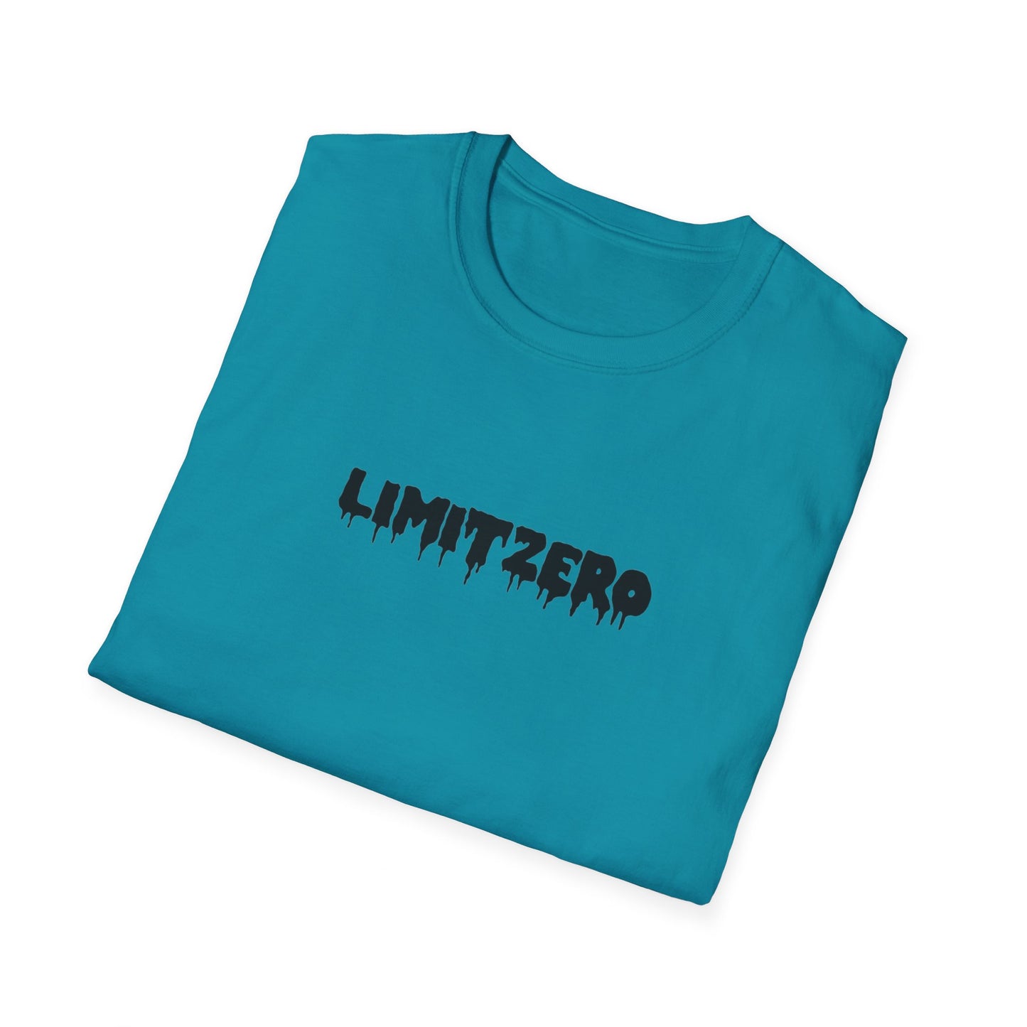 LimitZero Front Black Drip Logo Tee