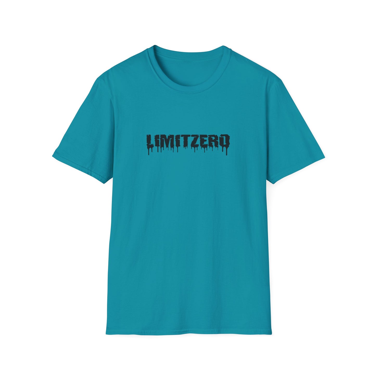 LimitZero Blue/Teal Front New Era Curved Drip Logo Tee