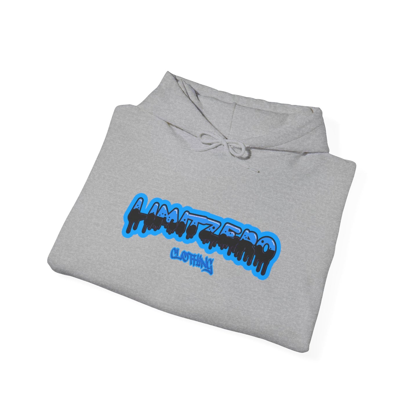 LimitZero Unisex Blue Lab-Drip Heavy Blend™ Hoodie