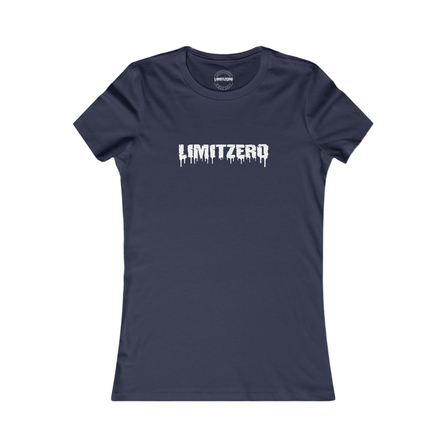 LimitZero New Era White Drip Logo Women Tee