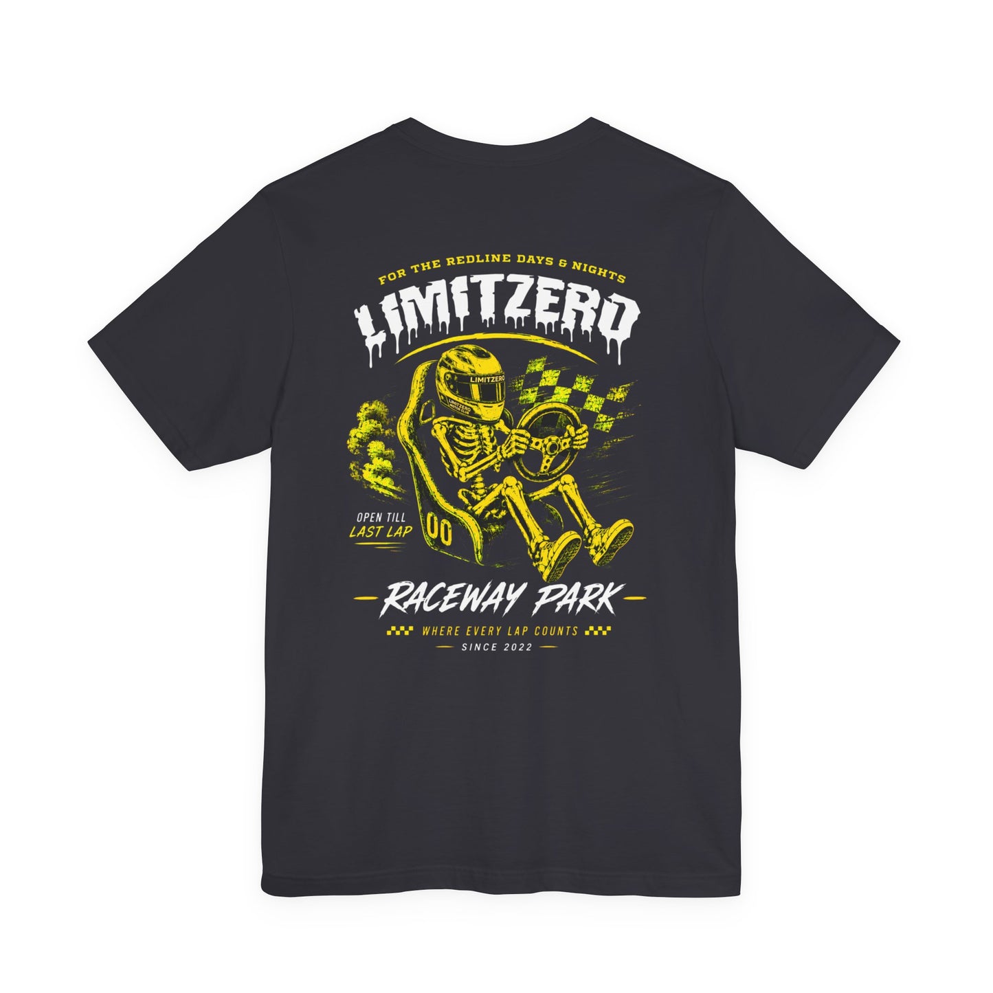 LimitZero Raceway Souvenir GldnGrn Unisex T