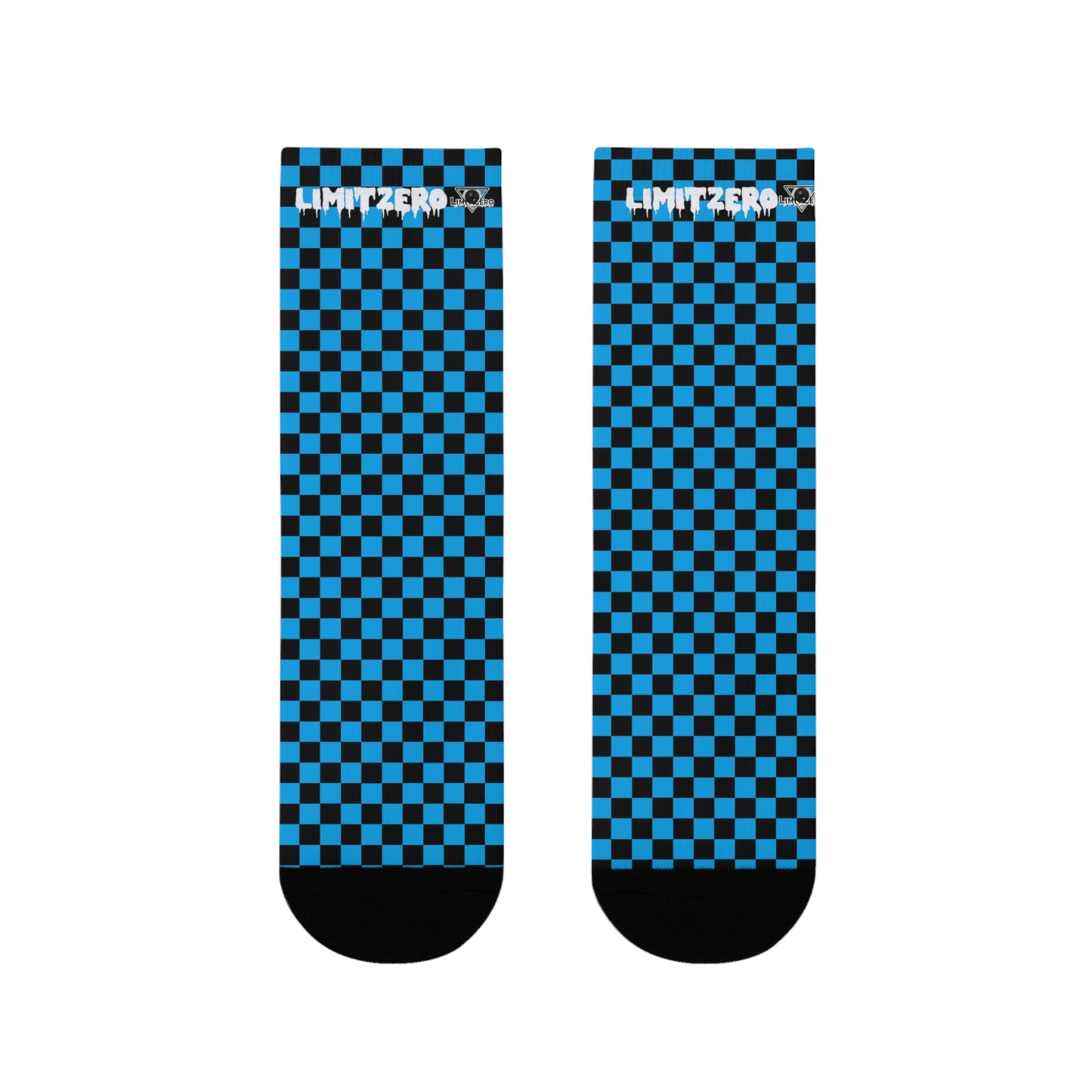 LimitZero Blue Crew Socks (made in EU)