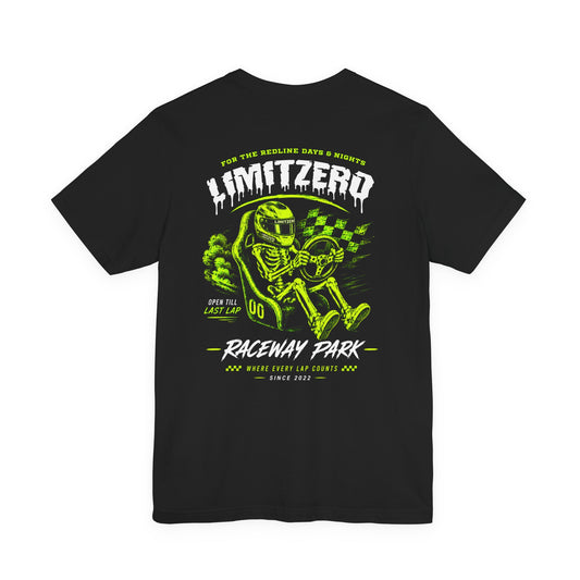 LimitZero Raceway Souvenir Lime Unisex T