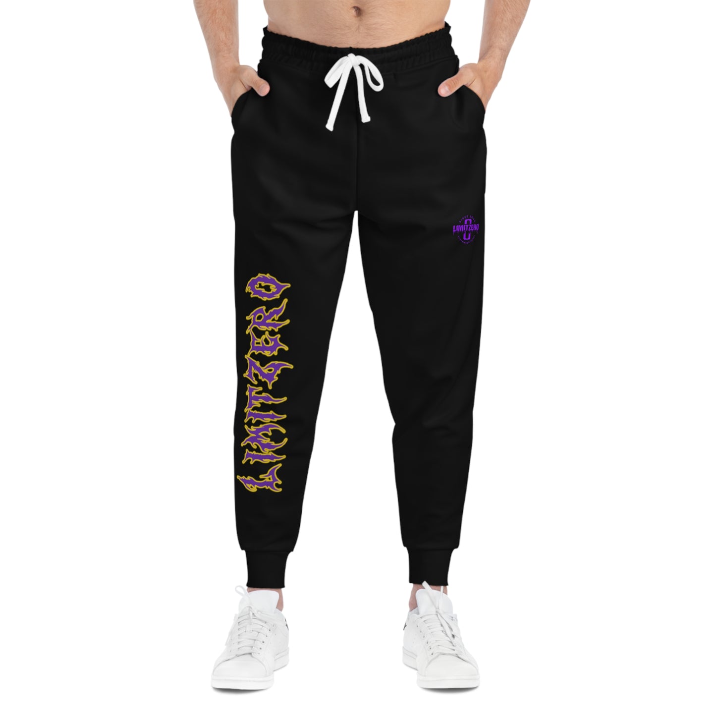 LimitZero Unisex Purple&Gold Sweatpants