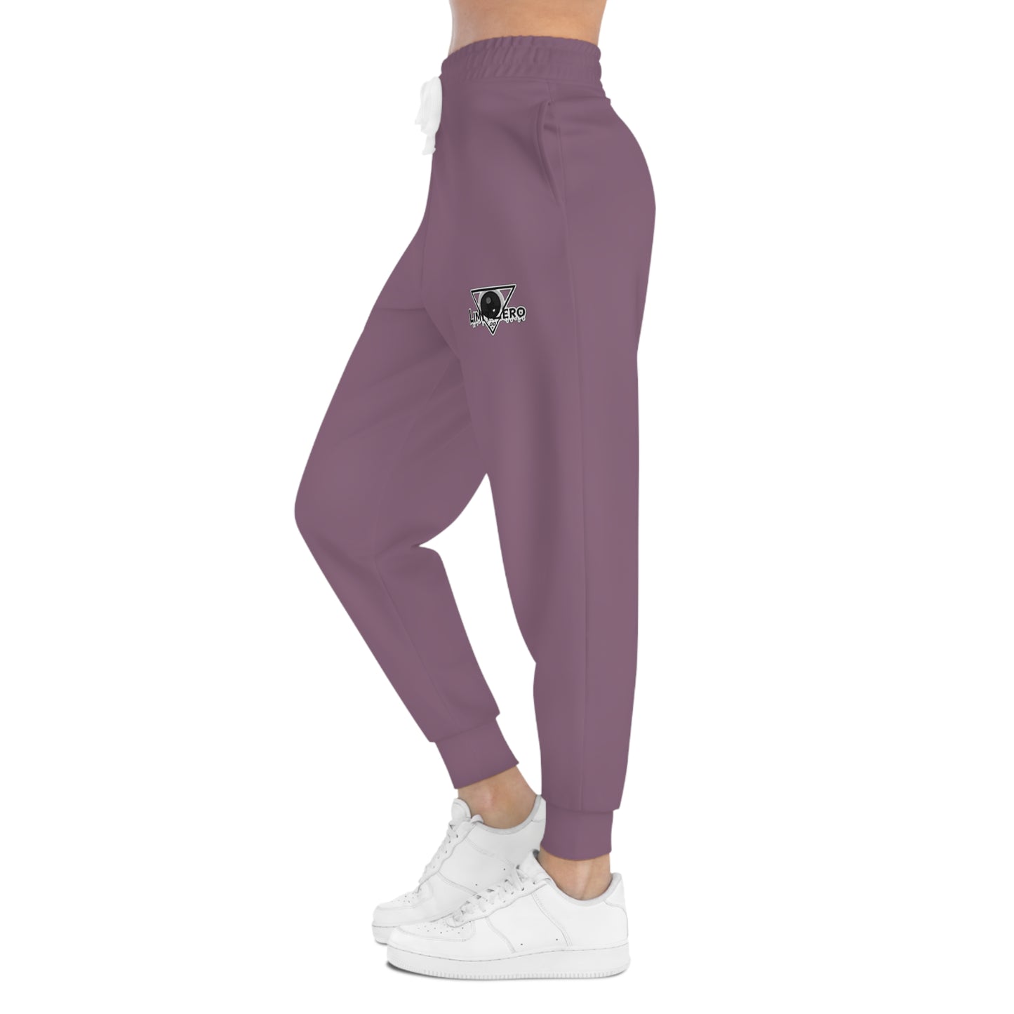 LimitZero Dark Pink Unisex Checkered Sweatpants