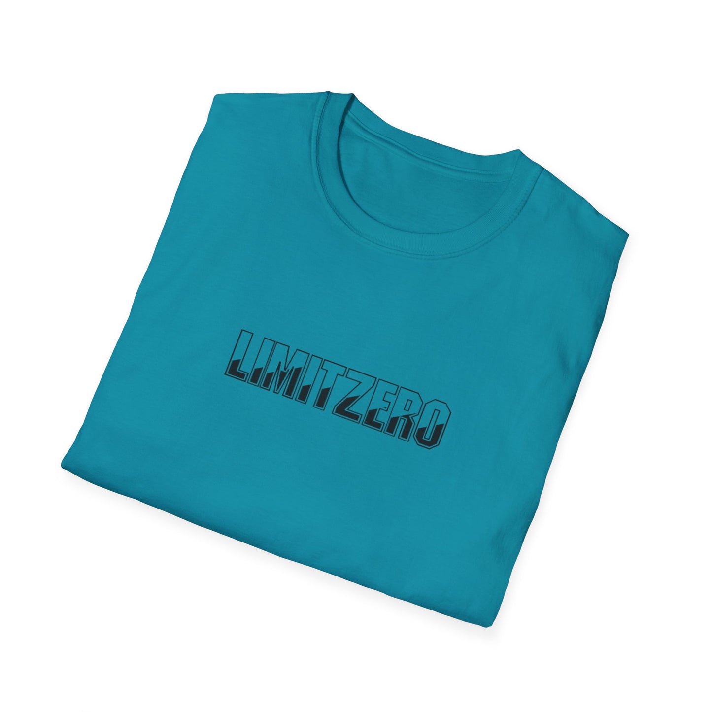 LimitZero Front Black Half Logo Tee