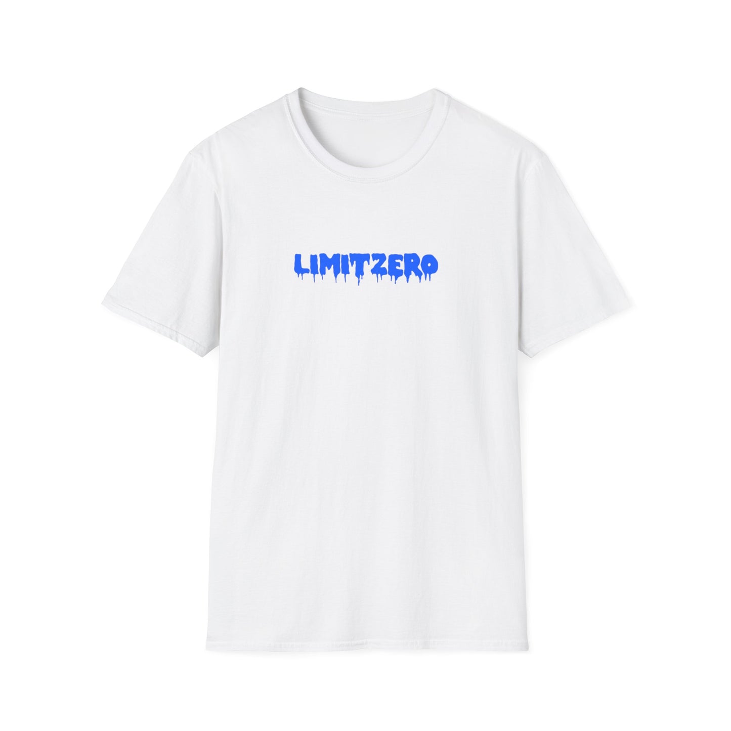 LimitZero Front Blue Drip Logo Tee