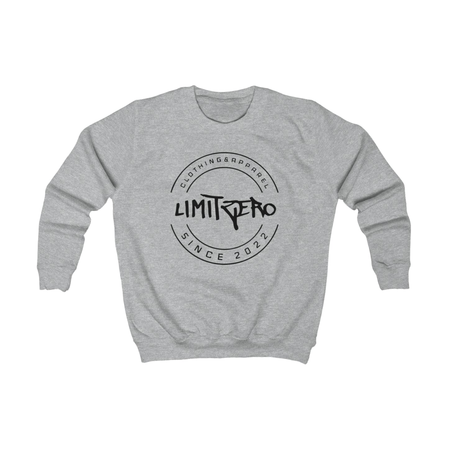 LimitZero Grey/Black Unisex Kids Sweatshirt