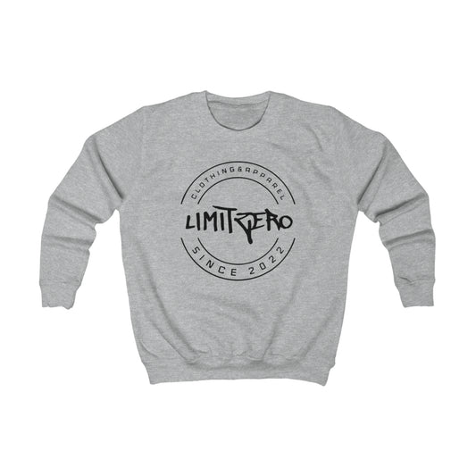 LimitZero Grey/Black Unisex Kids Sweatshirt