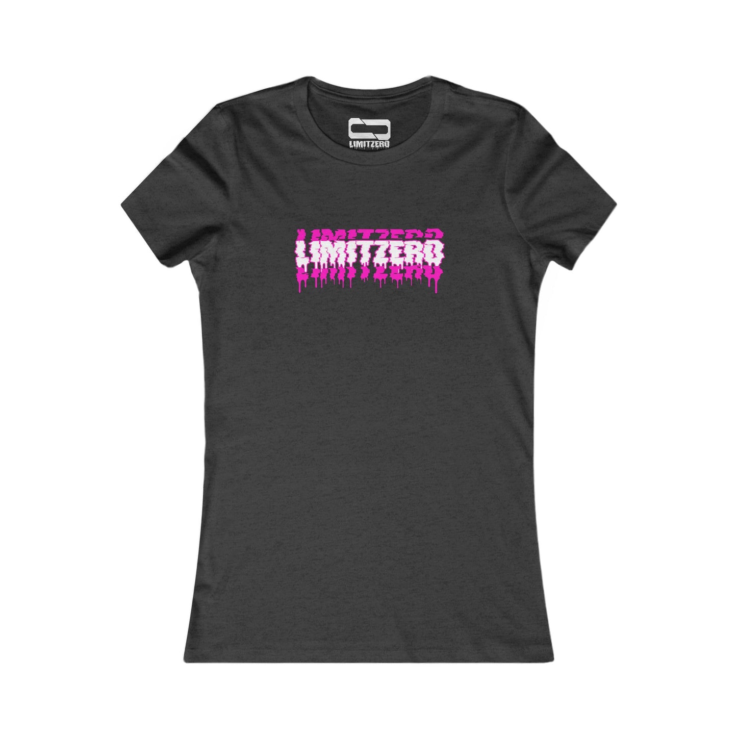 LimitZero New Era Ultra Pink Drip Logo Women Tee