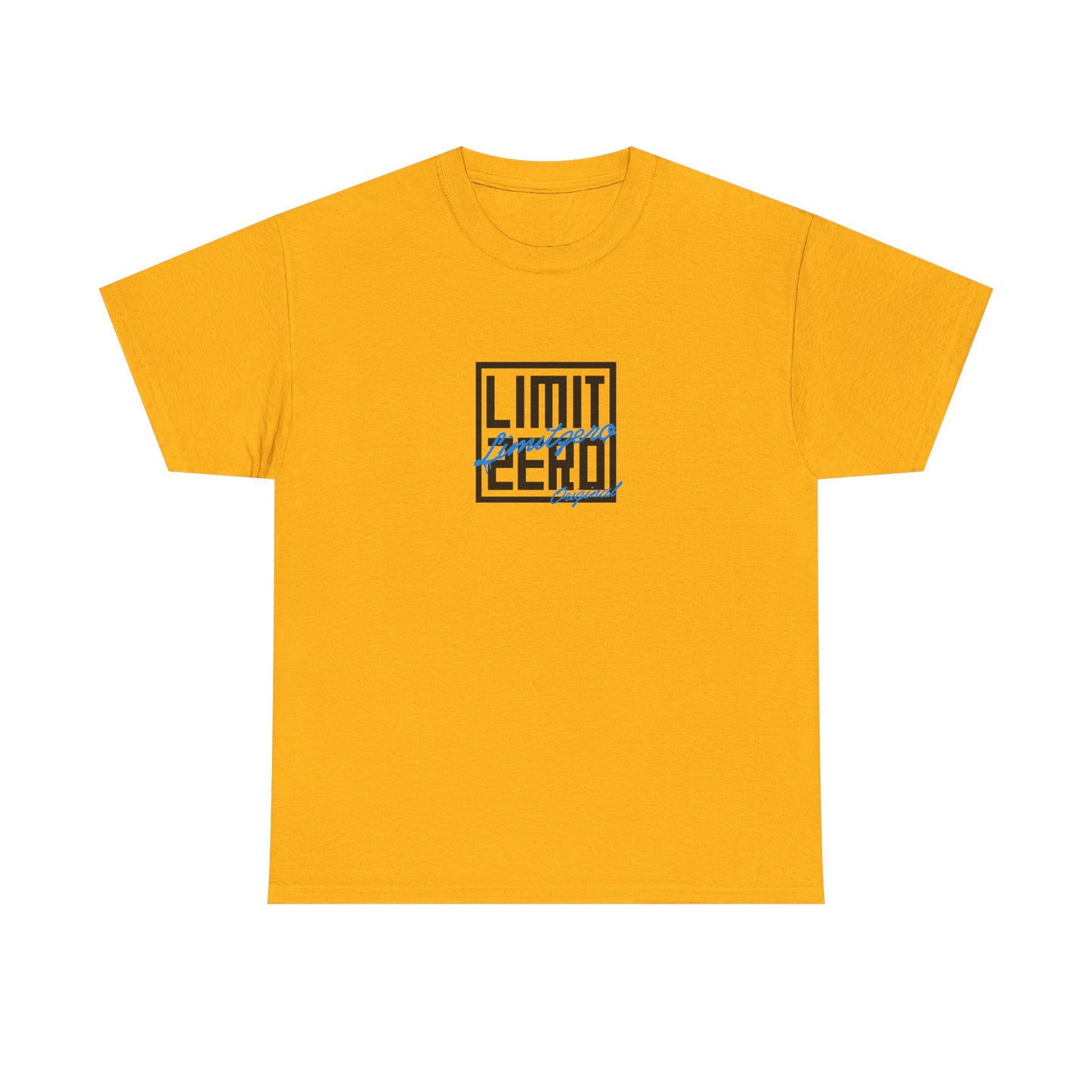 LimitZero Front Signature Box Logo Heavy Cotton Unisex Tee