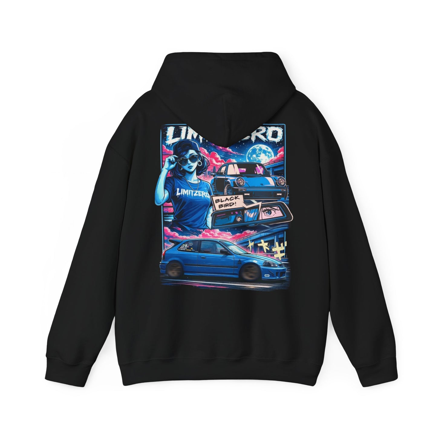 LimitZero Midnight Loop Graphic Unisex Hoodie