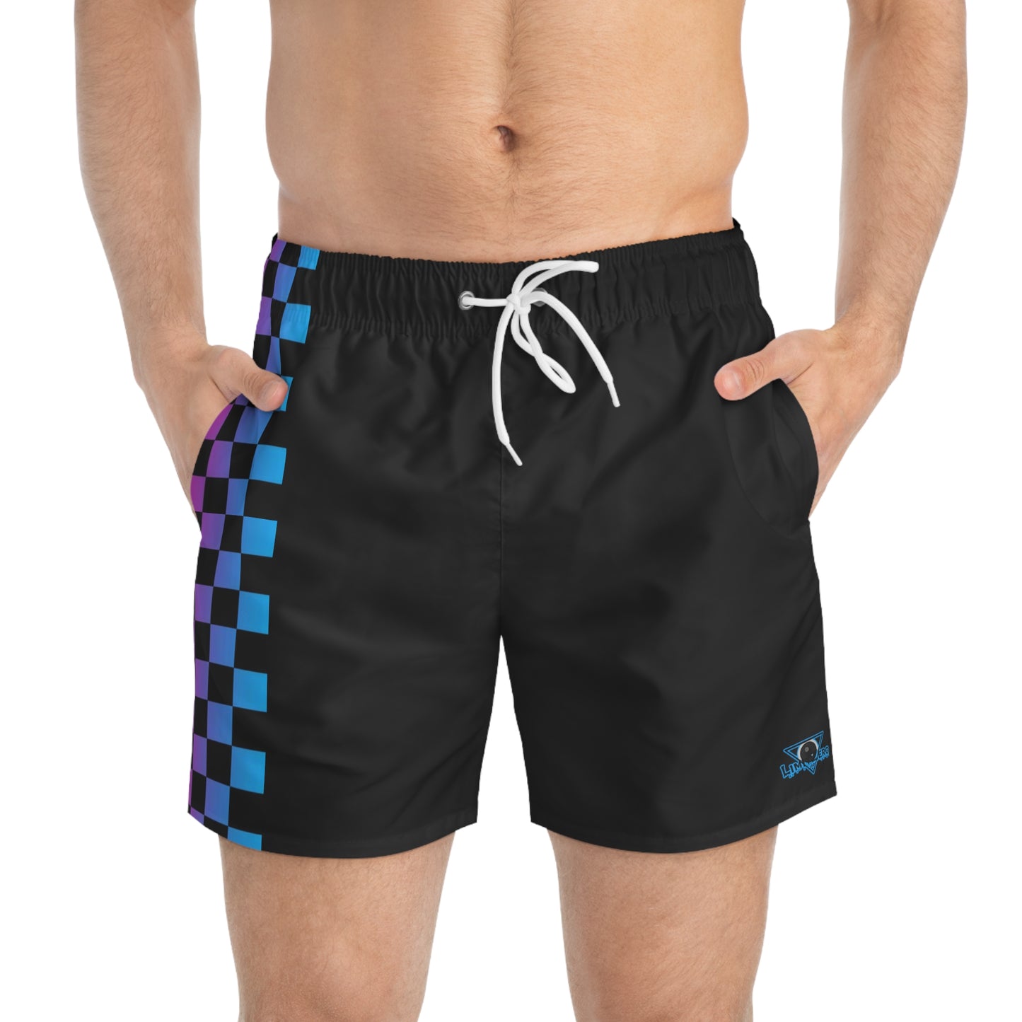 LimitZero 2 tone checkered Surf Shorts