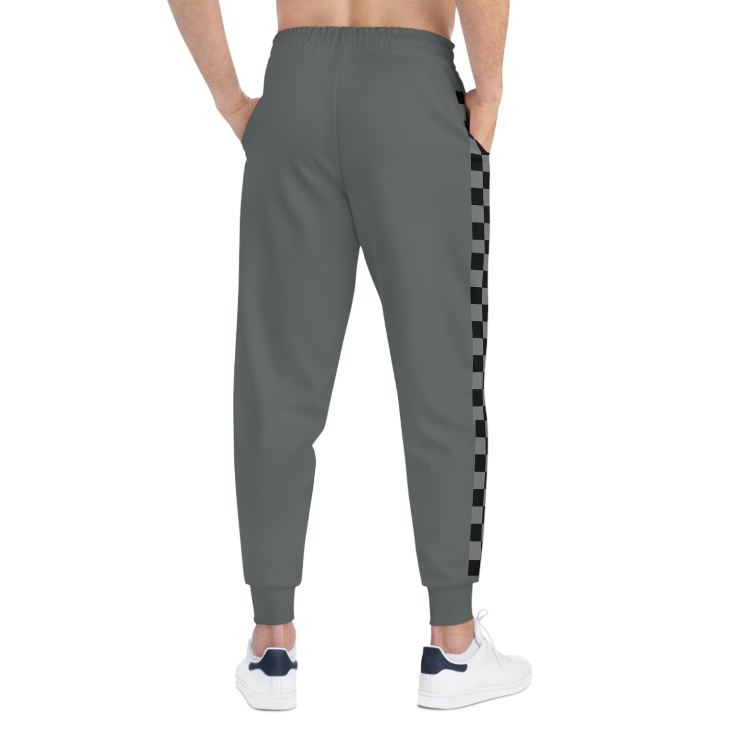 LimitZero Dark Grey Unisex Checkered Sweatpants