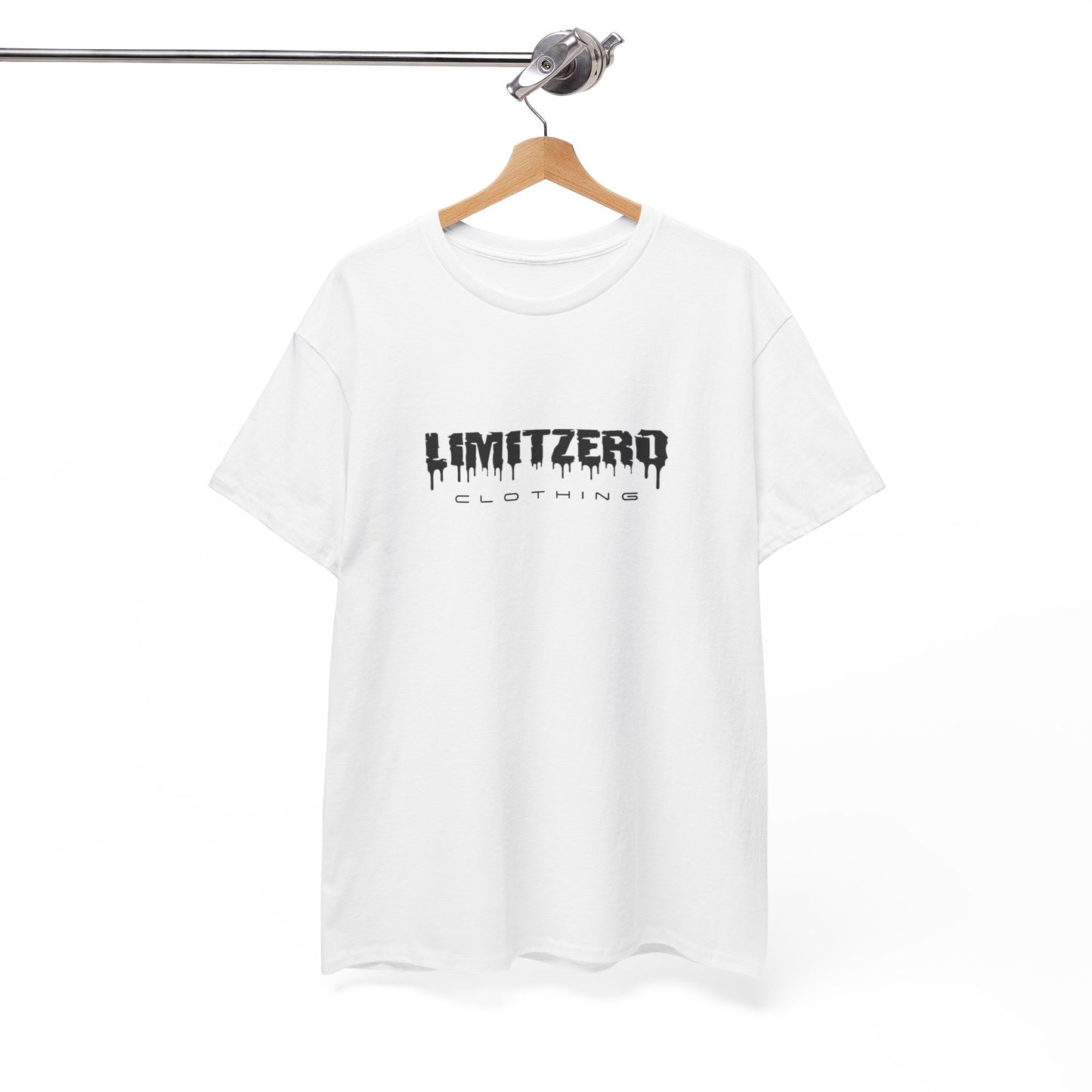 LimitZero New Era Drip Black Logo Heavy Cotton Unisex Tee
